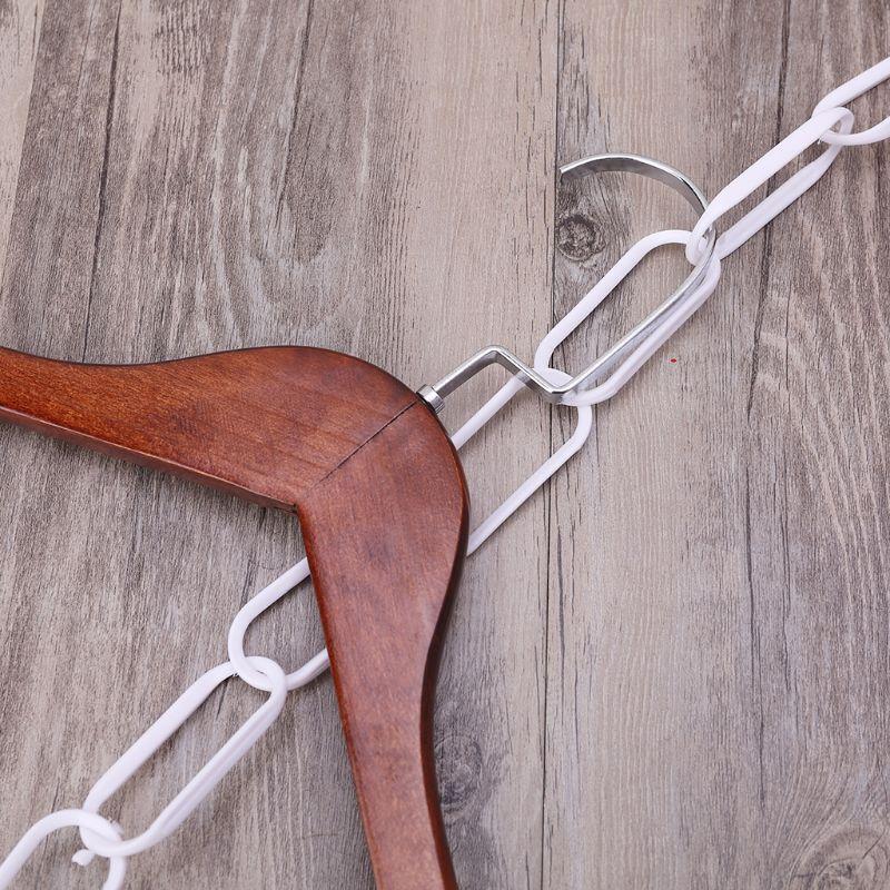 Plastic Clothes Market Shop Display Hanging Chain Hooks With 23 RingsHanger