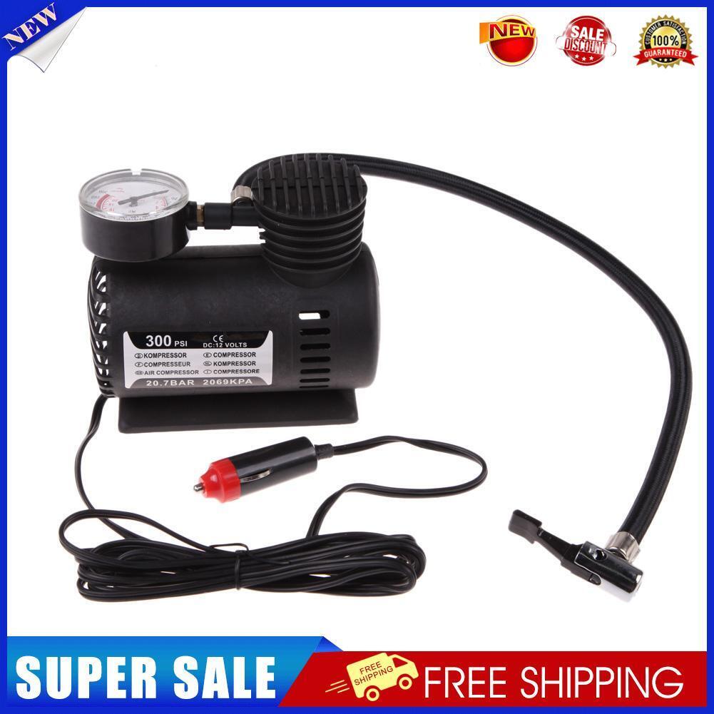Portable 12V Auto Car Electric Air Compressor Tire Infaltor Pump 300 PSI XR