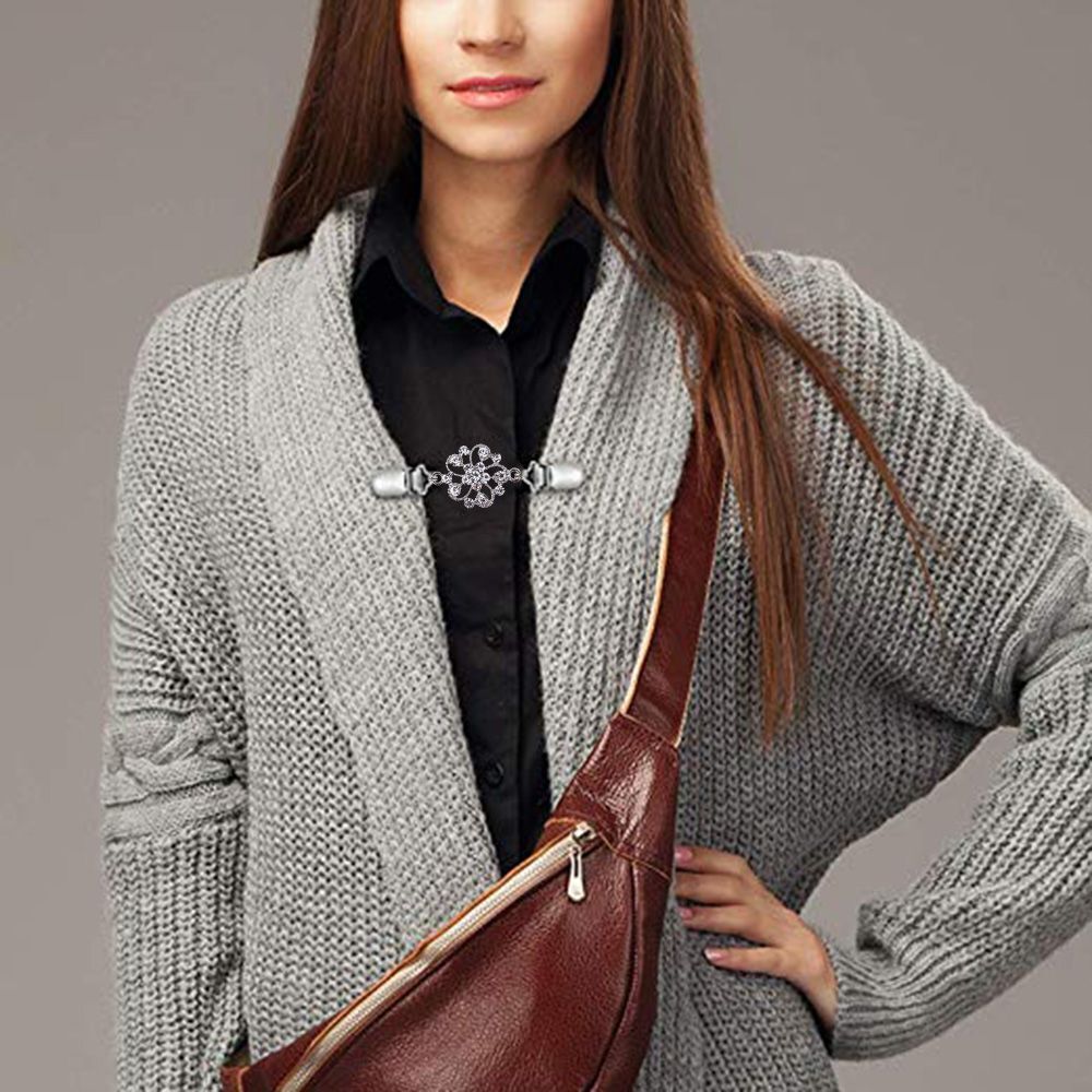 Sweater Shawl Clasps Shirt Collar Clips Duck mouth Clothing Pins Cardigan Clip