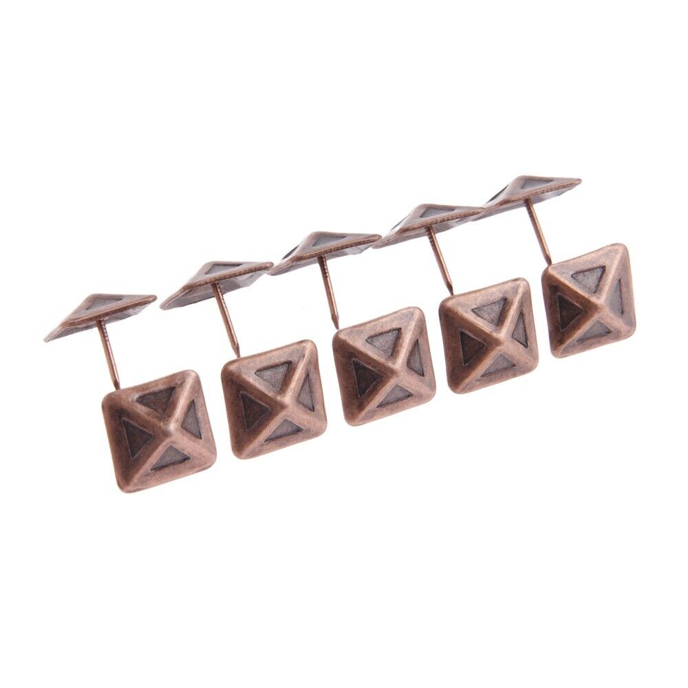 19*19mm Square Tacks Sofa Jewelry Box Furniture Upholstery Nails Pins Decorative