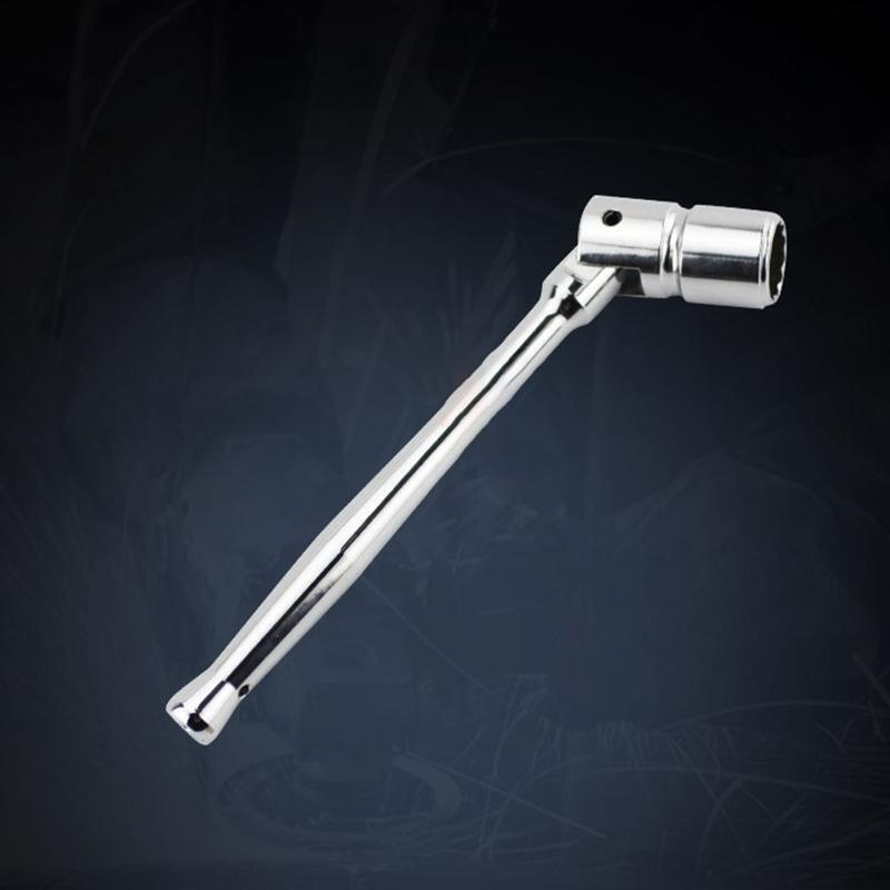 Scaffold Spanner 12 Angle Ratcheting Socket Wrench Straight Handle Repair Tool