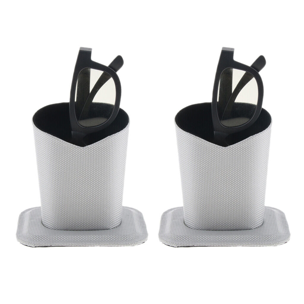 2Pcs Anti Scratch Eyeglass Holder Stand  Upright Glasses Case