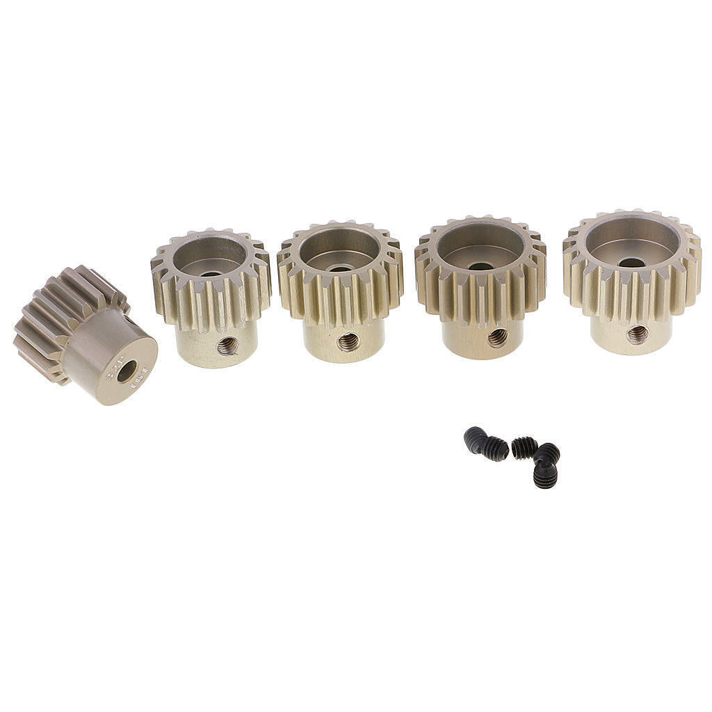 Brush Brushless Motor Gears 32DP 3.175mm 16T-20T Pinion /10 RC Car