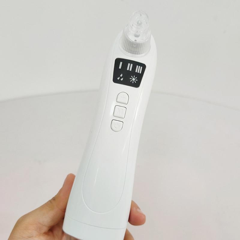 Electric Pore Cleaner Rechargeable Pores Extractor 3 Modes Adjustment 4 Probes