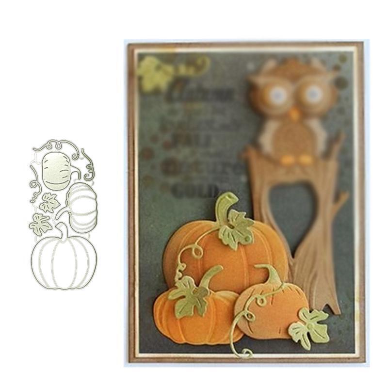 Metal Cutting Dies Halloween Pumpkin Crafts Dies Cuts Craft for DIY Scrapbook