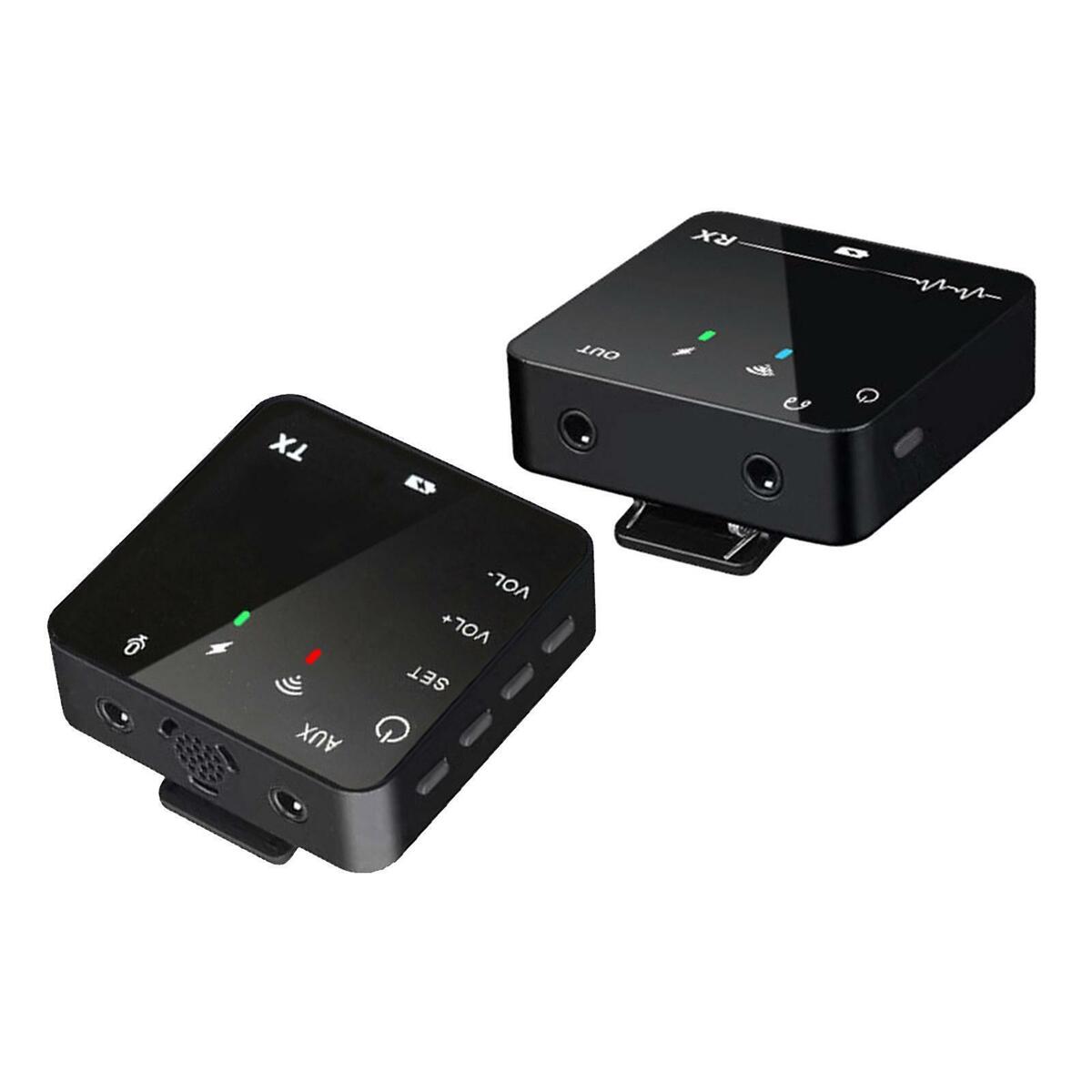 Lavaliered styleed style Microphone RF Launcher Receiver 50M  for Smartphones