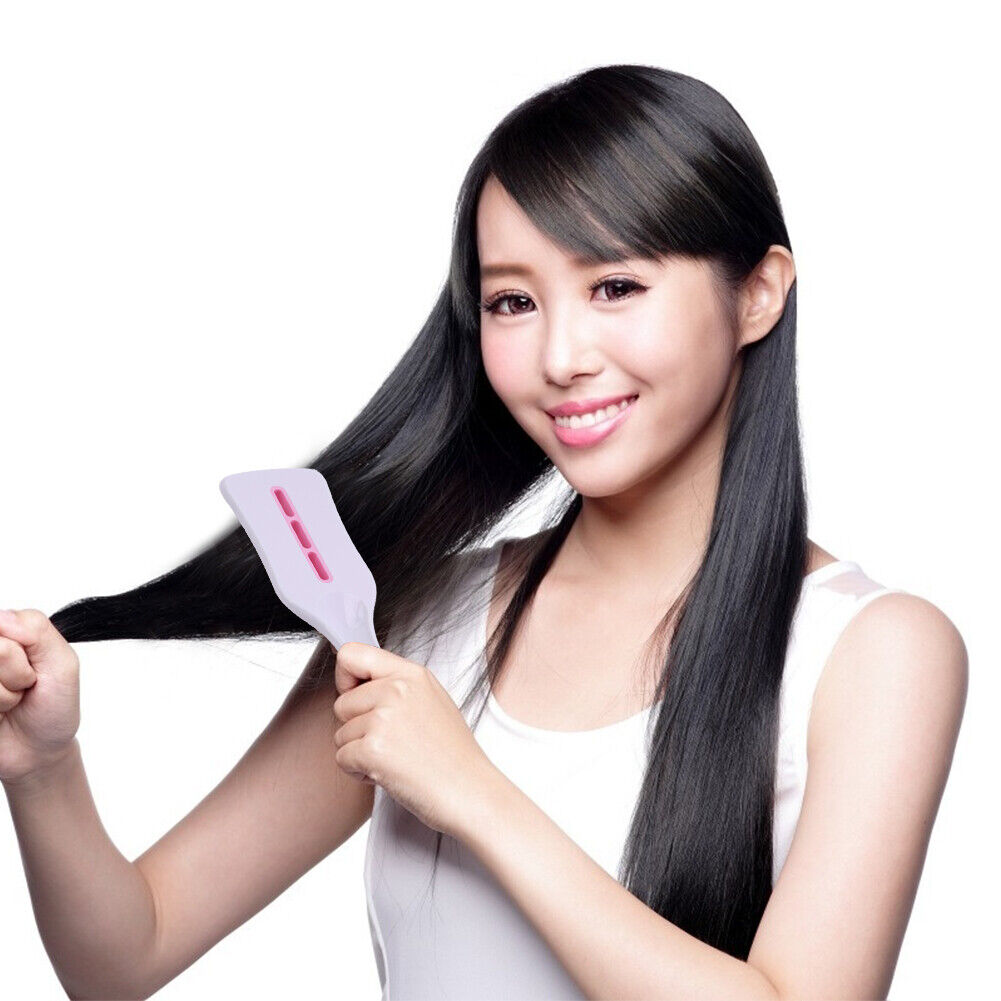 Anti-static Comb Hollow-out Massage Hair Brush Hairdressing Tool (White)