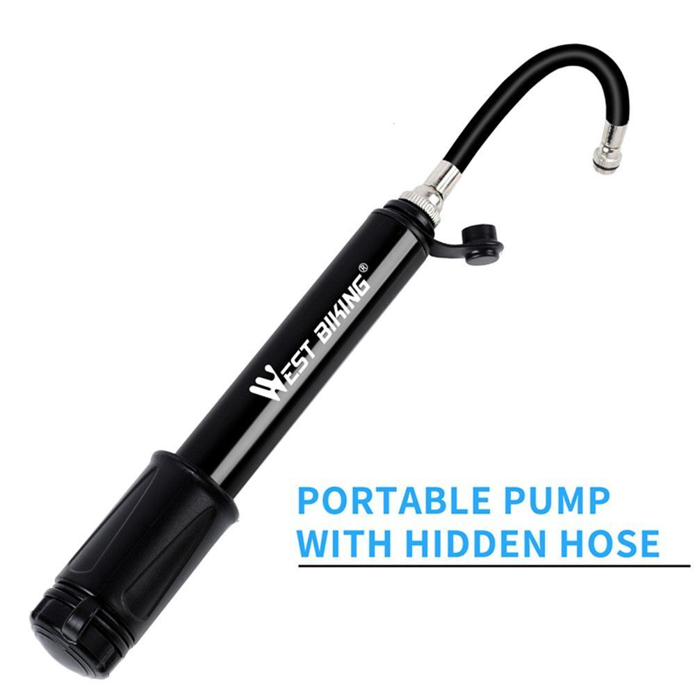 Cycling Hand Air Pump For Schrader Presta Valve Tire Inflator Mini Bike Pump