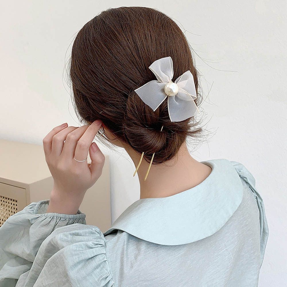 Styling Tools U Shape Hair Clip Rhinestone Hairpins Hair Sticks Hairclip