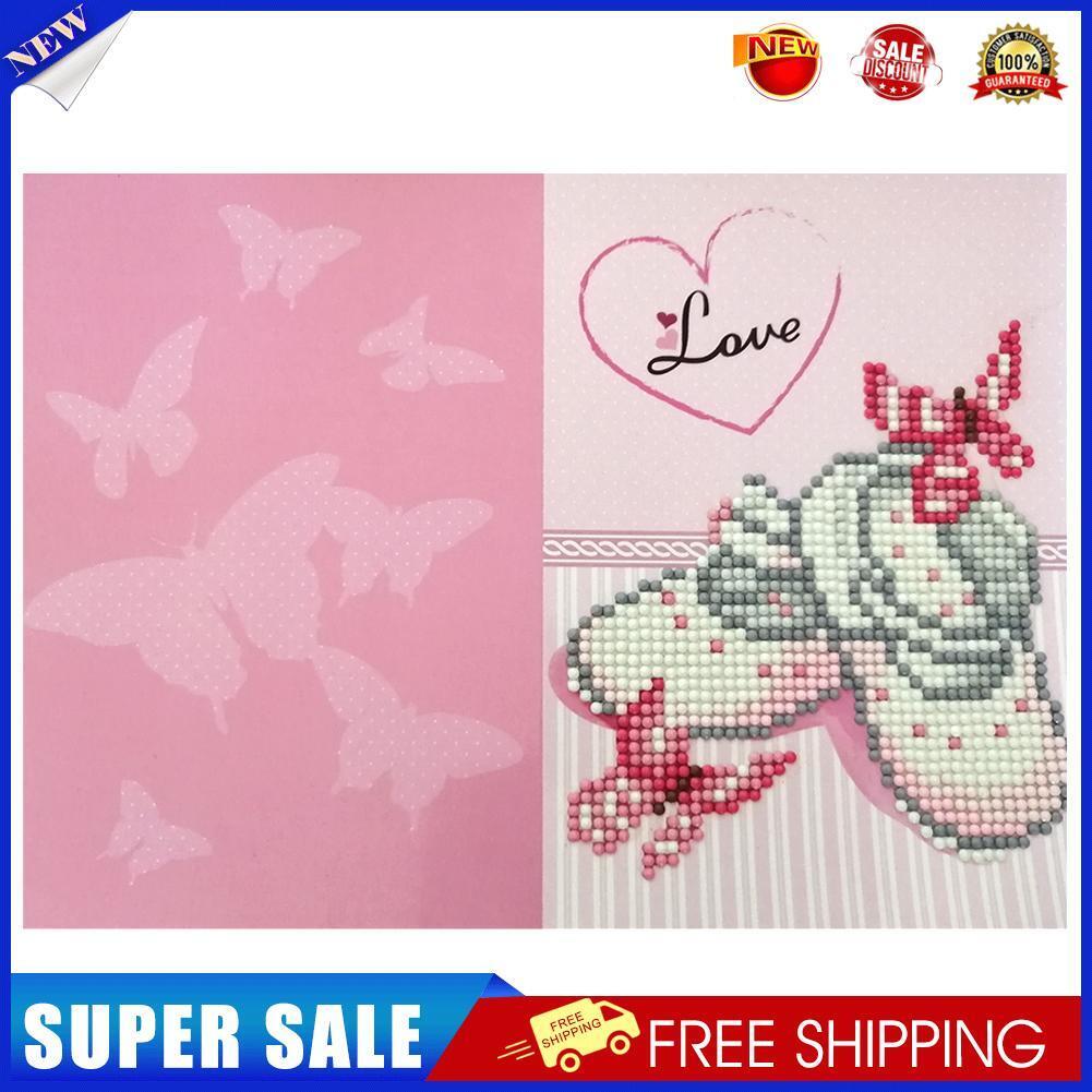5D DIY Drills Diamond Painting Valentine Greeting Card Party Birthday Gifts