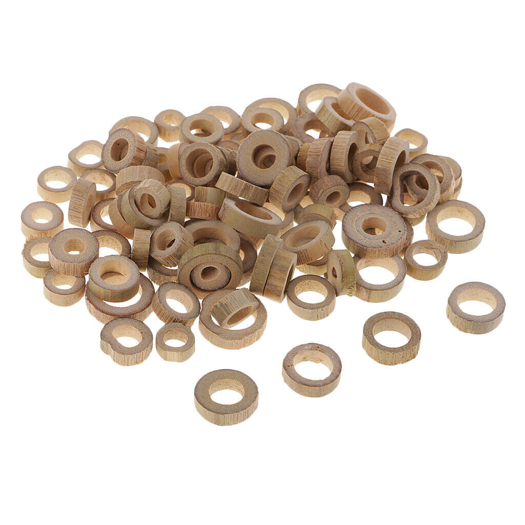 100 Pieces  Log  Slices Rings for Rustic Wedding  Decorations