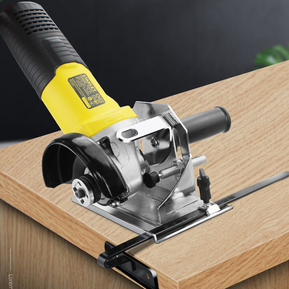 45/90/180 Degree Angle Grinder Stand Adjustable Cutting Depth Width Base