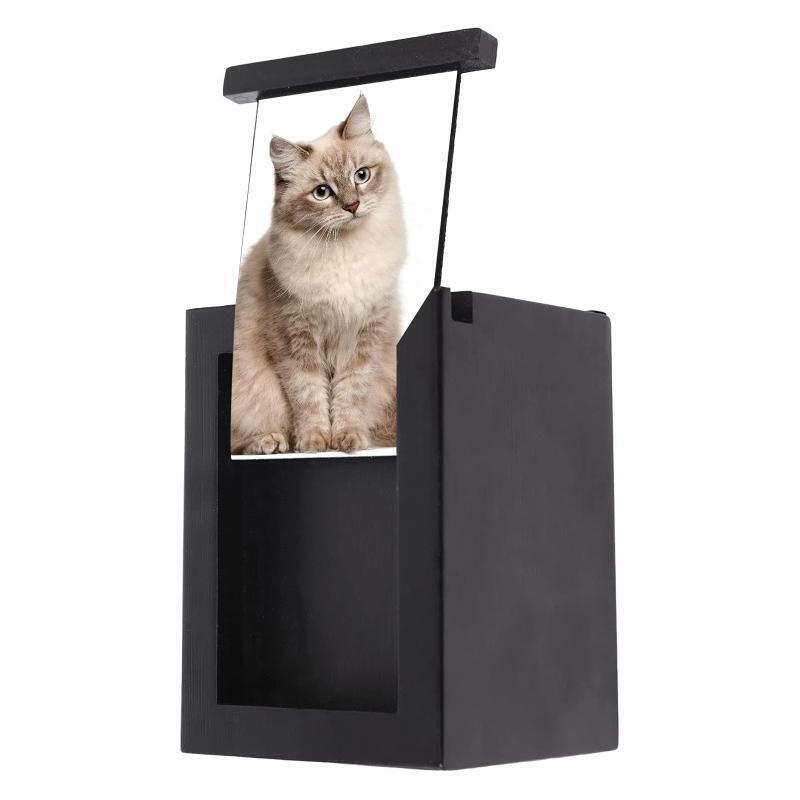 Pet Urn for Dogs or Cats Ashes Cremation Urns with Photo Frame Wood Memorial Box