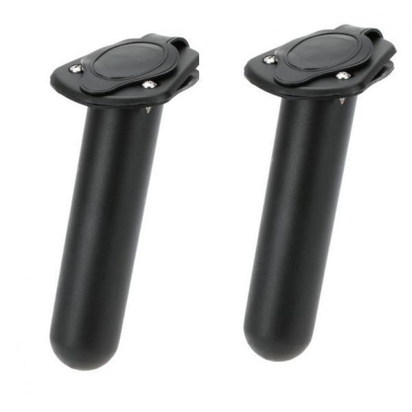 2Pcs Plastic ing Fishing Boat Rod Holder with Cap Cover Kayak Canoe Accessories