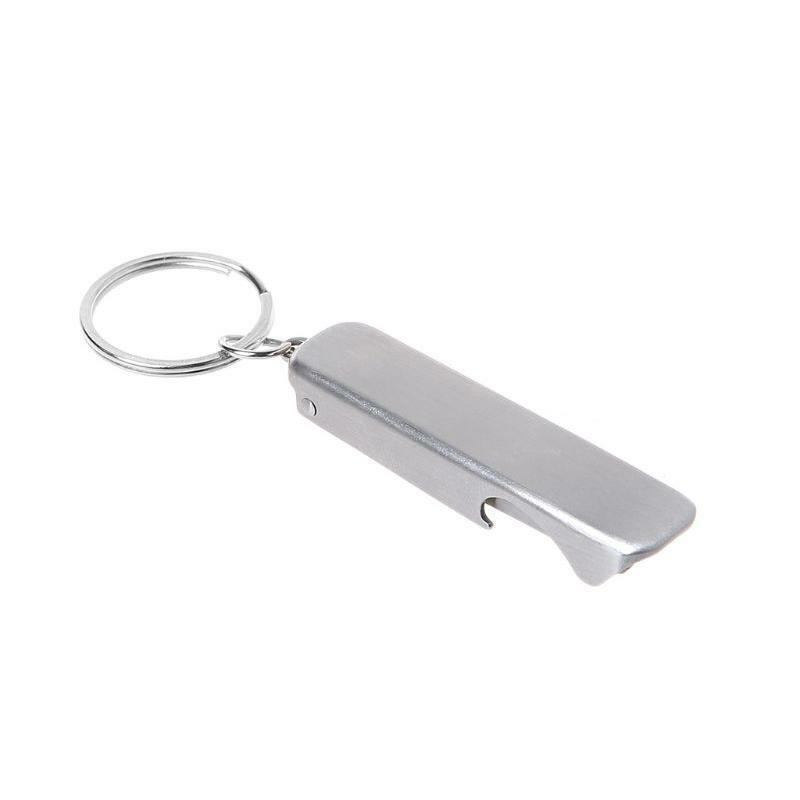 Key Ring Nail Clipper Pocket Bottle Opener Nail File 2 in 1 Nail Cutter Keychain