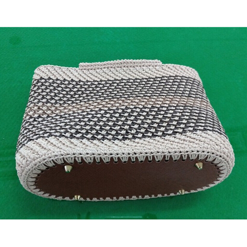 Crochet Knitting Bag Bottom Insert Pad Shaper Nail Cushion Black