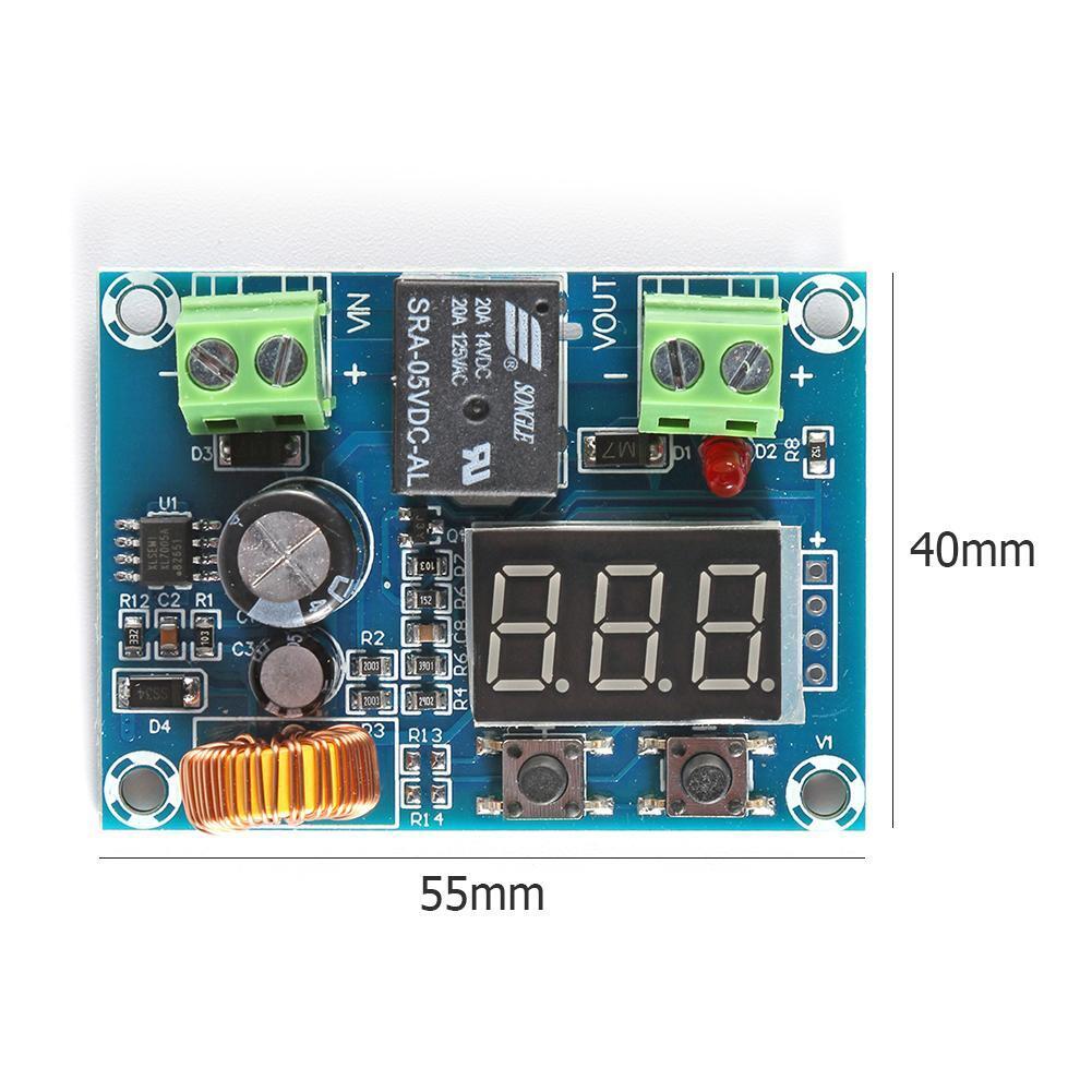 DC 6-60V Battery Low Voltage Disconnect Protection Undervoltage Module