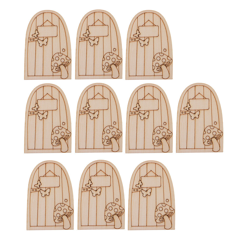 20Pieces Fairy Gardens Mini Wooden Fairy  Supplies Accessories