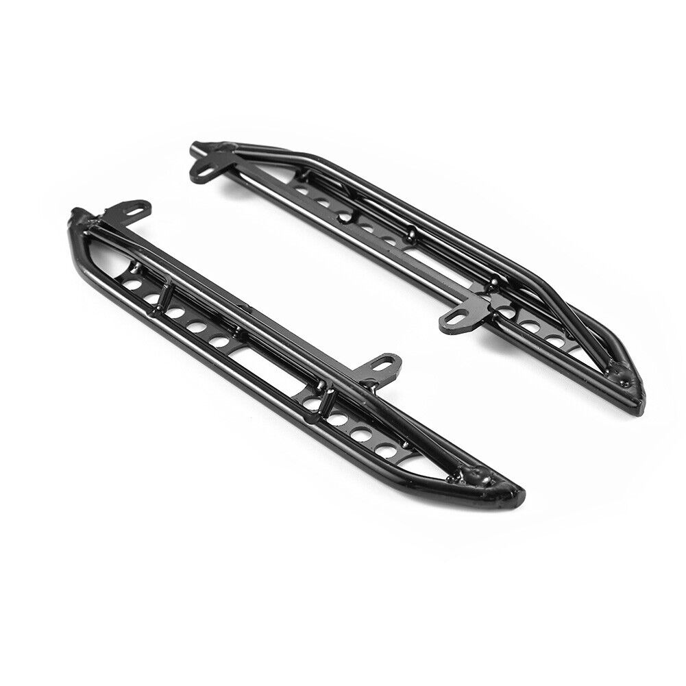 2pcs Metal Side Pedals Step Running Board Rock Slider for 1/10 Axial RC Car