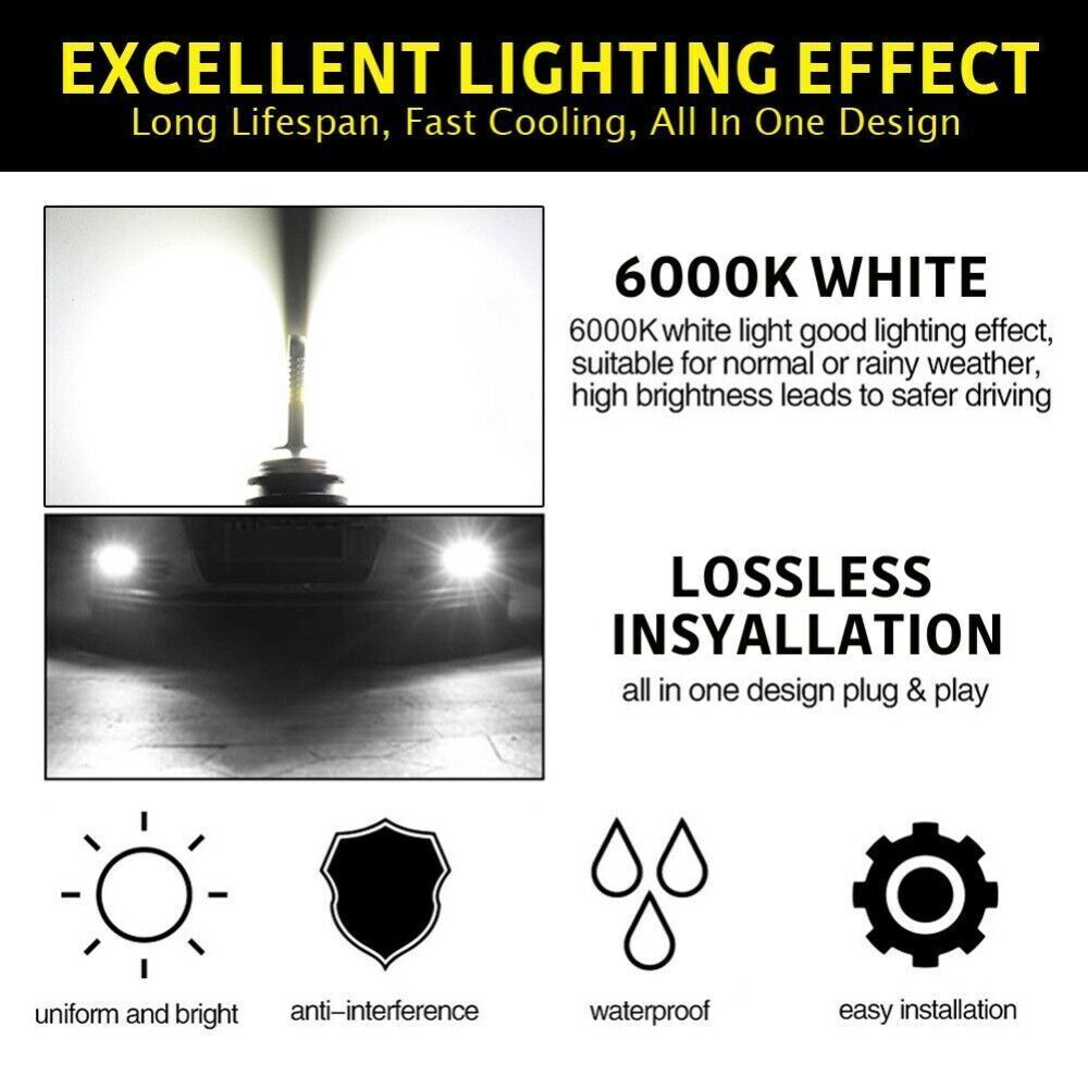 Driving Bulb Car Bulbs Beam Fog Light Auto Accessories H7 LED Headlight