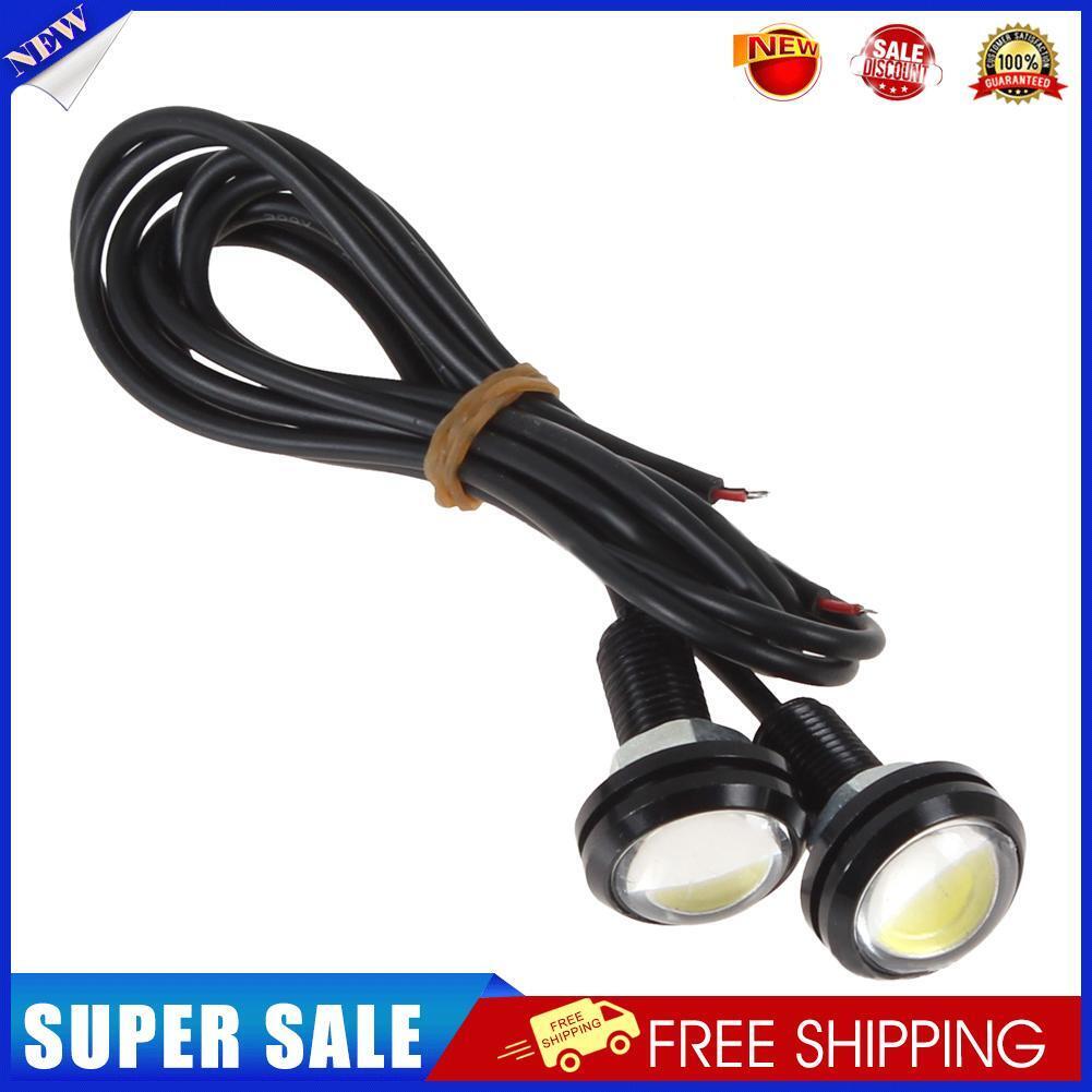 2x White DC12V 9W Eagle Eye LED Daytime Running DRL Backup Light Car Lamp