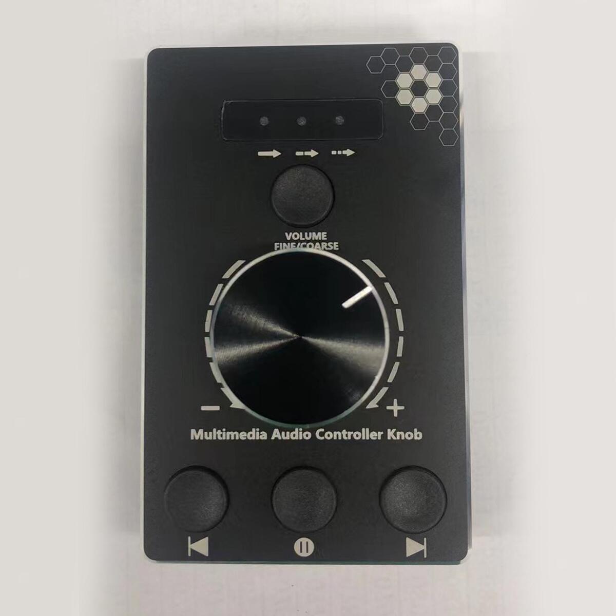 USB Volume Control Knob with 4.9ft Cable 3 Modes Aluminum Multimedia Volume