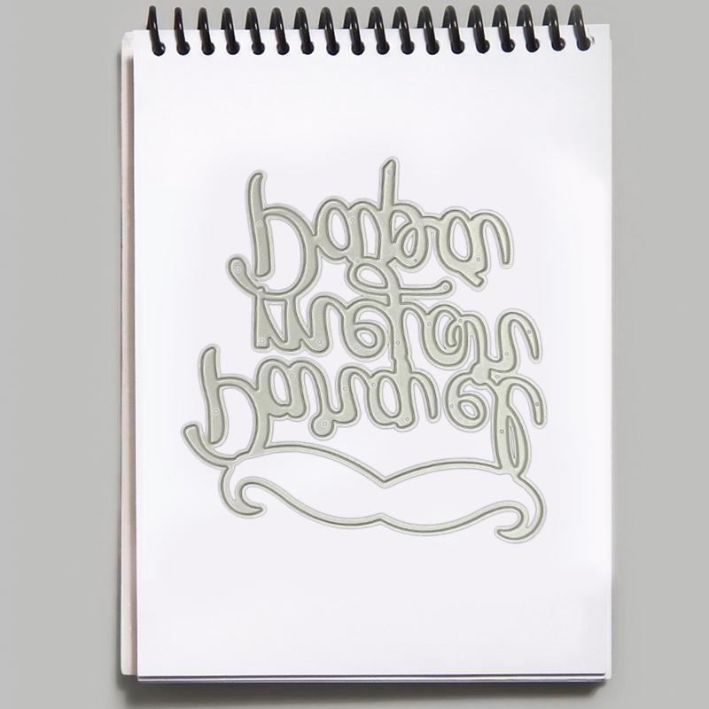 Beard Metal Cutting Dies Stencil Scrapbooking DIY Album Stamp Paper Card