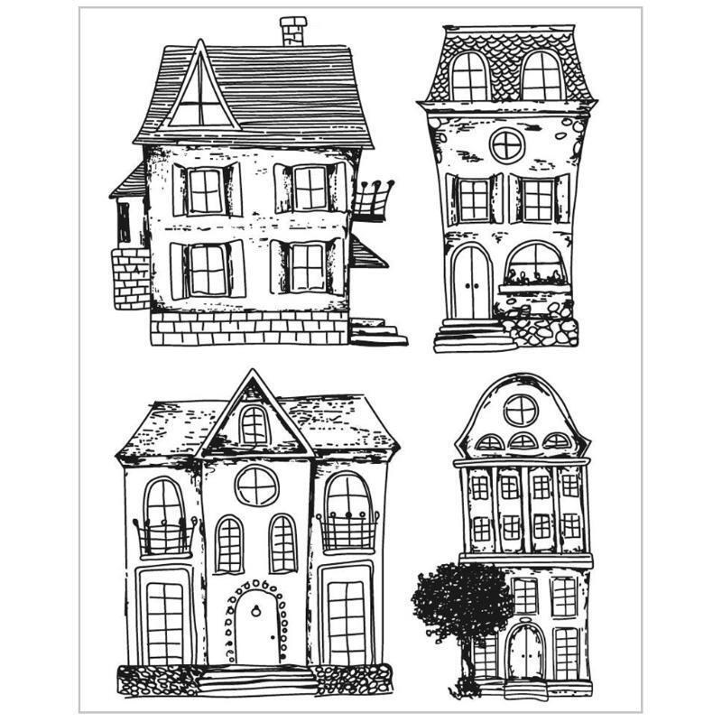 House Silicone Clear Seal Stamp DIY Scrapbooking Embossing Photo Album Decor