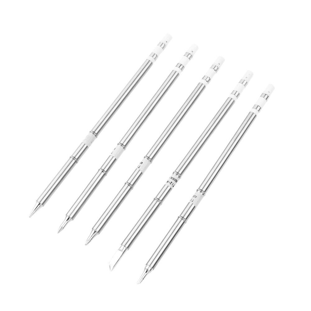 Replacement T12-BC2 T12-KF T12-D24 T12-IL T12-B2 Soldering Iron Tip Tool 5PCS