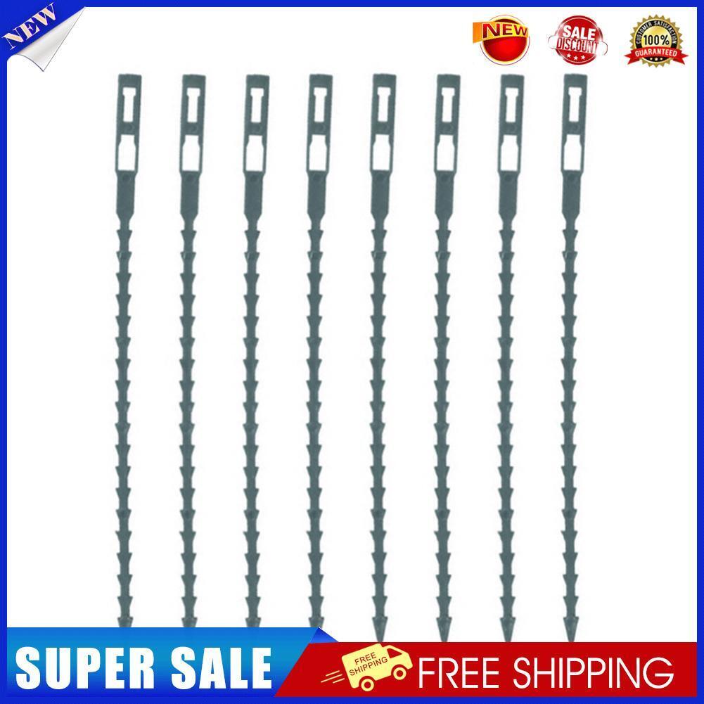 50x/bag Plastic Plant Ties Reusable Adjustable Grow Kit Garden Tools (17cm)