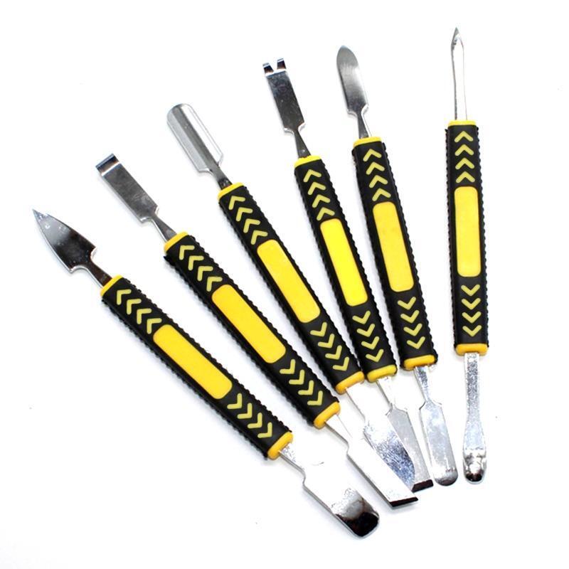 Dual Ends Metal Spudger Set  Pry Opening Spudger Metal Crowbar for Cellphone