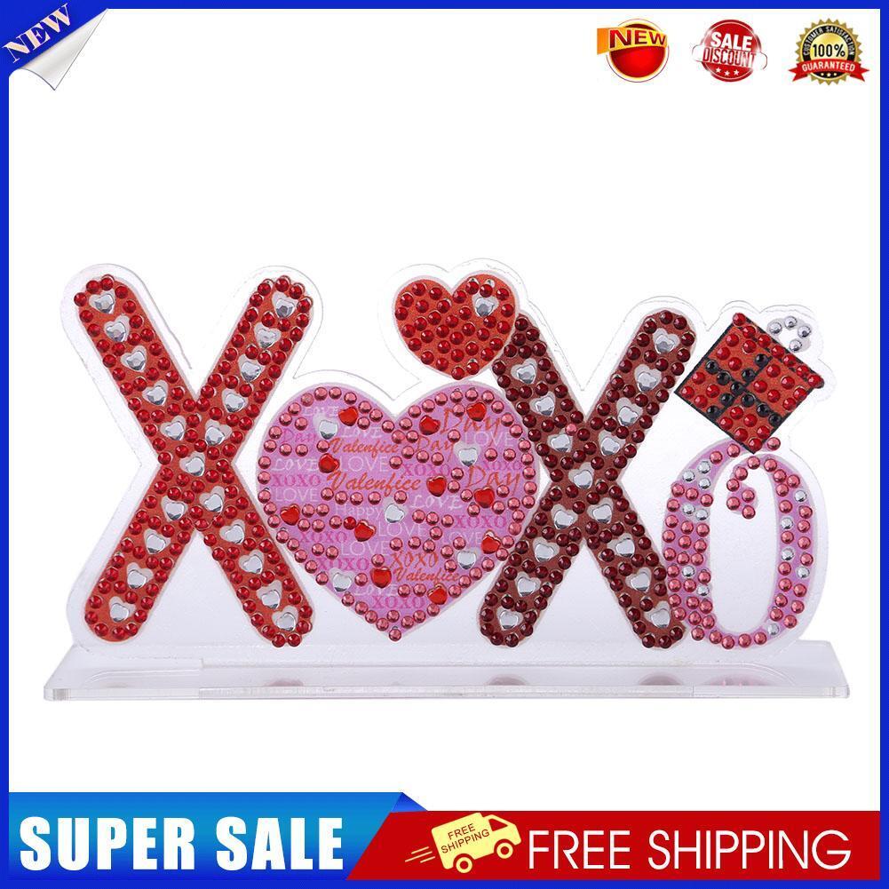 DIY Crystal Diamond Painting Valentines Day Desk Ornaments Kit (CB012)