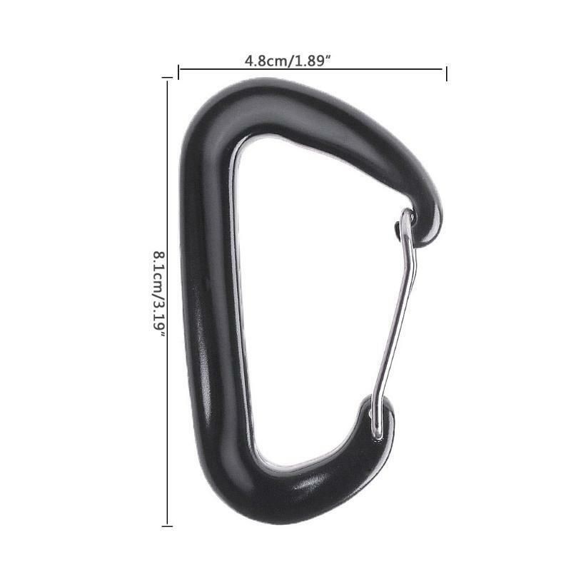 Carabiner Clip Heavy Duty,12KN(2697 lbs) Caribeaners for Hammock,Keychain