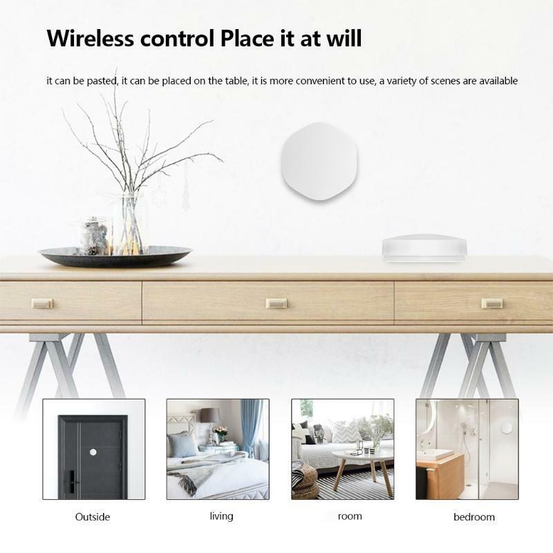 Single Click Double Click Long Press Modes Wireless Smart Switch for ZigBee
