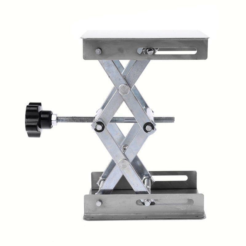 Laboratory Lifting Platform Stand Rack Scissor Jack Bench Lifter Table Lab Steel