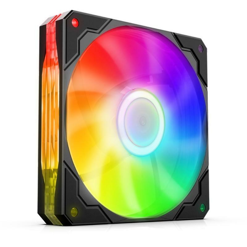 5V 3Pin ARGB Adjustable Speed Radiator 12cm Computer Case Low Noise Cooler Fan