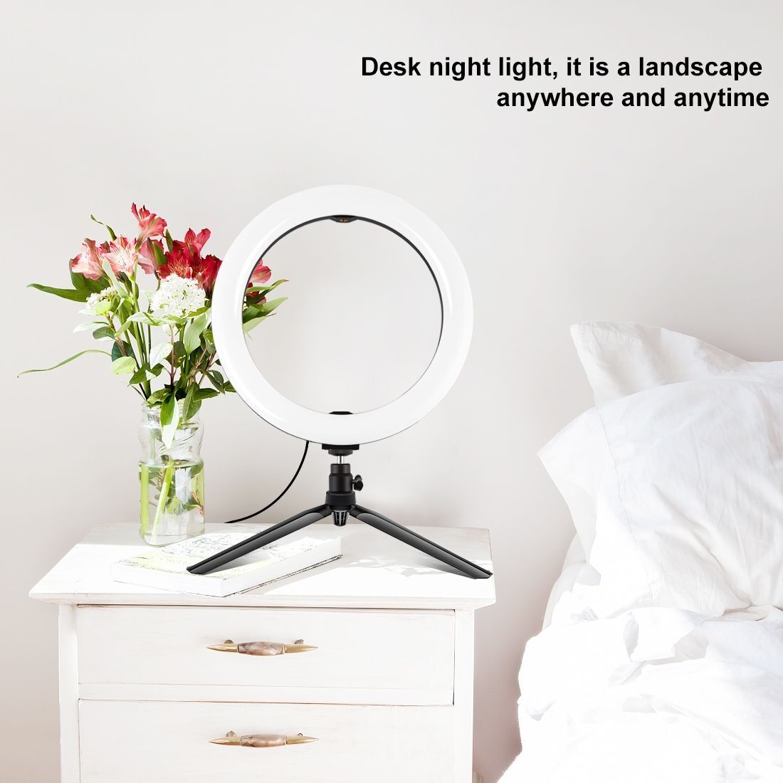 Stand 10.2 inch 26cm LED Video Light Kit Selfie Ring Light For Tik Tok Youtube
