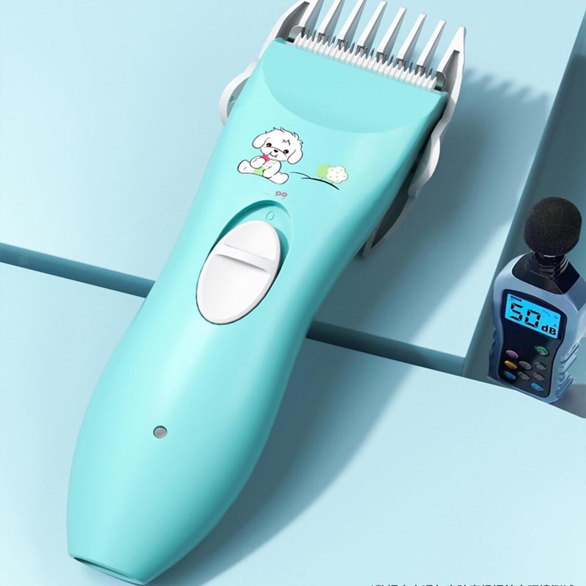 Ceramic Blade Electric Kids Hair Trimmer USB Charging for Child Fine Hair