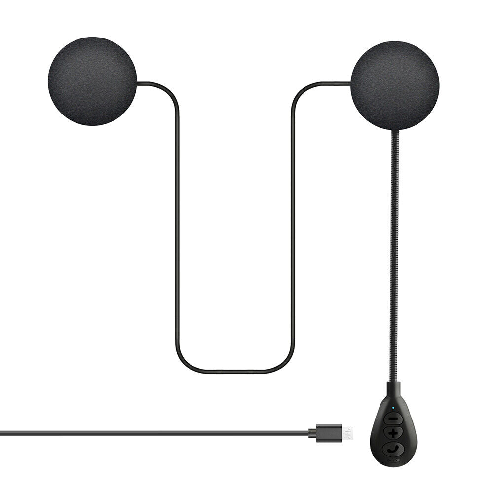 T6 Wireless Bluetooth-compatible Stereo Motorcycle Helmet Headsets with Mic