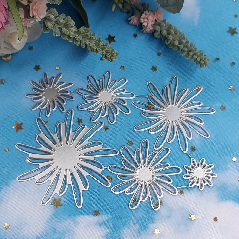 DIY Scrapbooking Stencil Flower Pattern Embossing Cutting Dies for Craft Decor