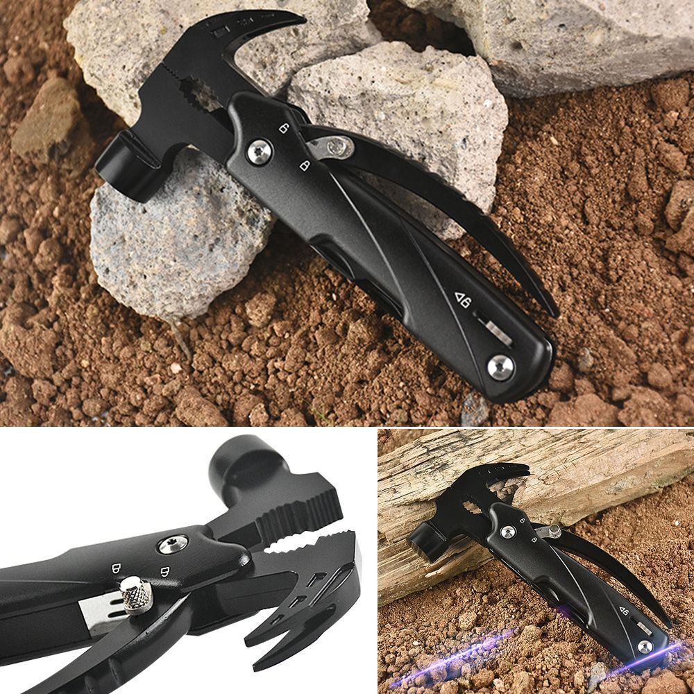 Tool Outdoor Hiking Multifunctional Multitool Claw Hammer Folding Hammer Pliers