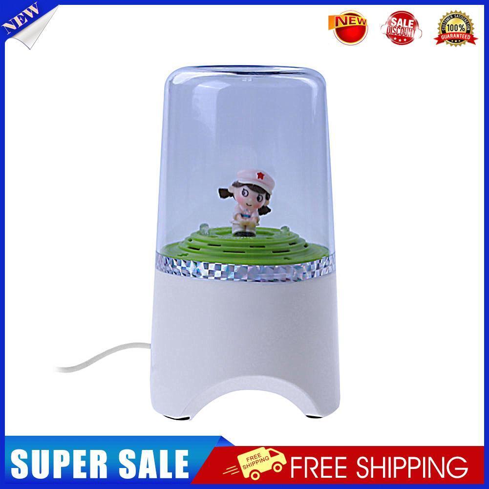 Mini Portable USB Powered 2.0 CH Speaker with LED Light for Notebook PC