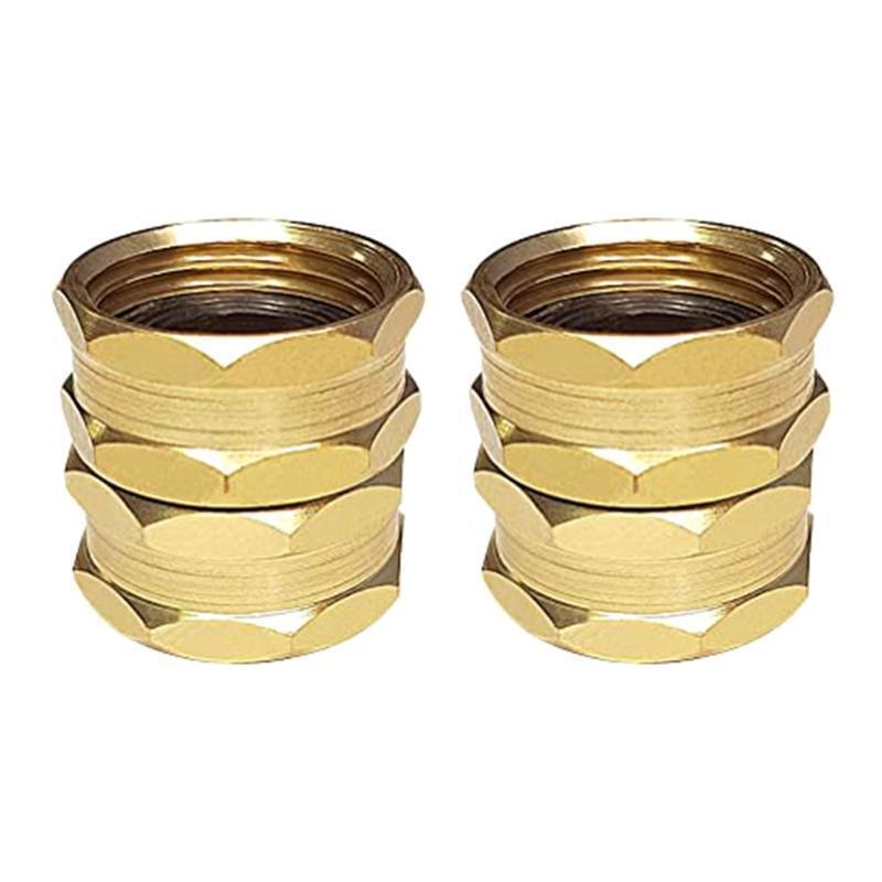 Solid Brass Garden Hose 3/4inch Garden Hose Connector Female to Female