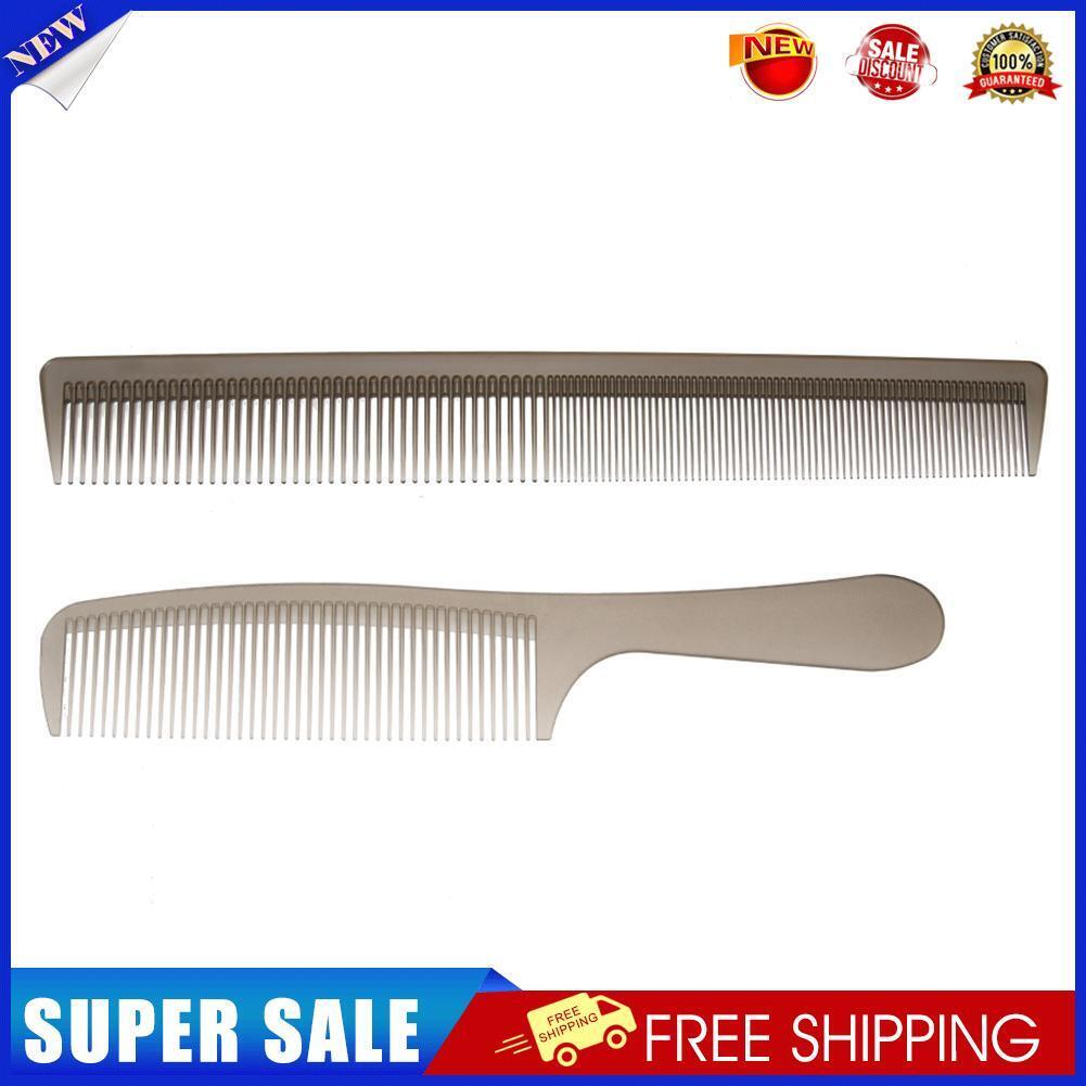 2pcs/Set Portable Antistatic Hair Comb Barbers Hairdressing Styling Tools