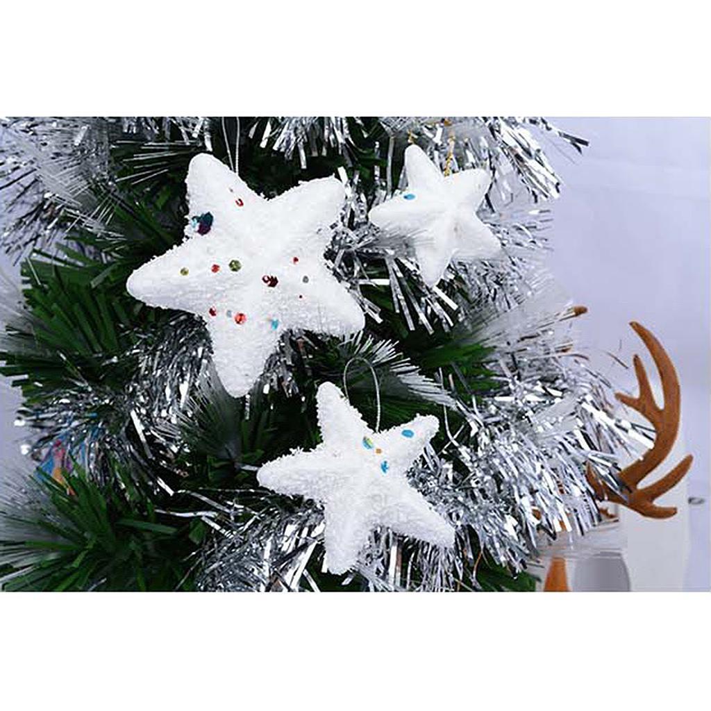 30 Pieces DIY Christmas Star Shape Styrofoam Foam Material for Art Craft 5cm