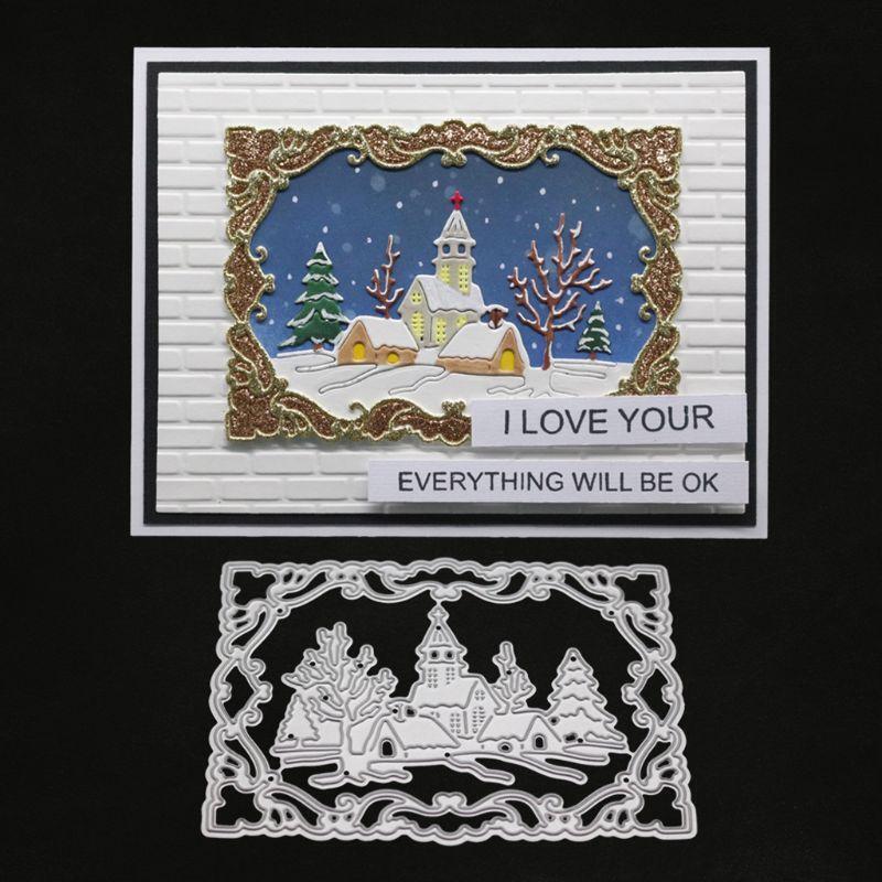 Christmas Winter Metal Cutting Dies Stencil DIY Scrapbooking Album Stamp Paper