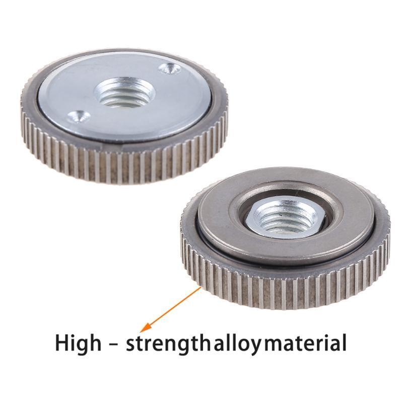 Steel Universal Flange Nut Set Tools M14 Thread Inner Outer Angle Grinder