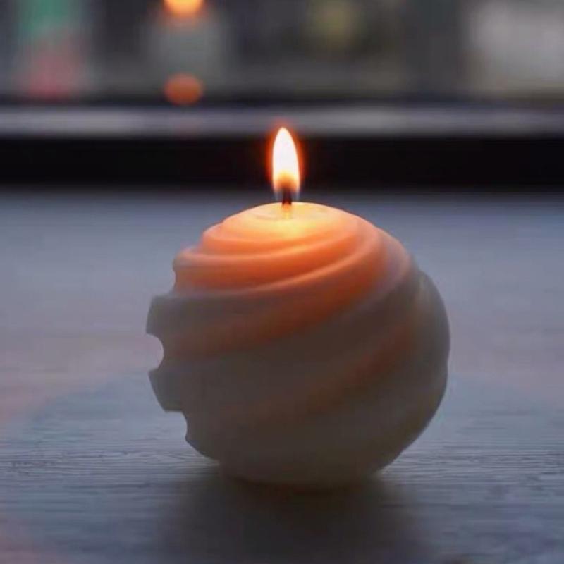 Large Thread Ball Silicone Candle Mold Irregular Shape Crystal Production Mould