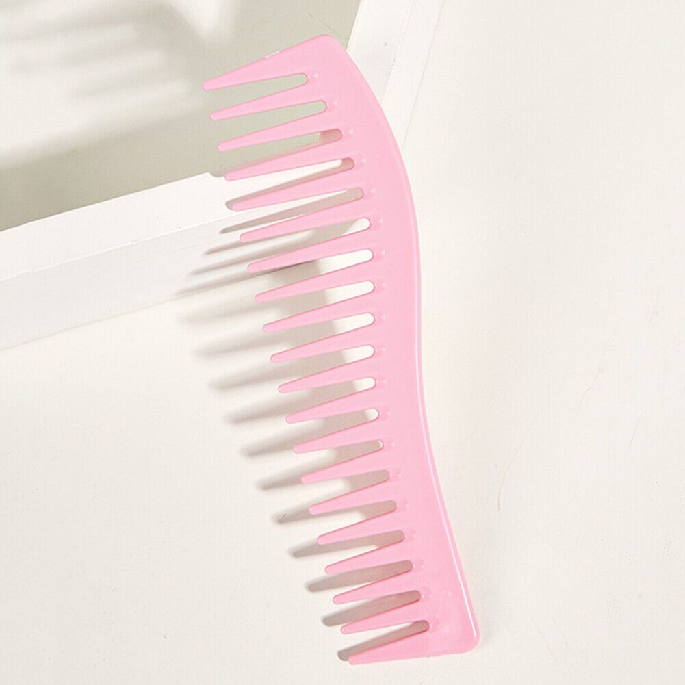 Hairdressing Comb Hair Styling Hand Grip Comb Hair Salon Tools (Pink)