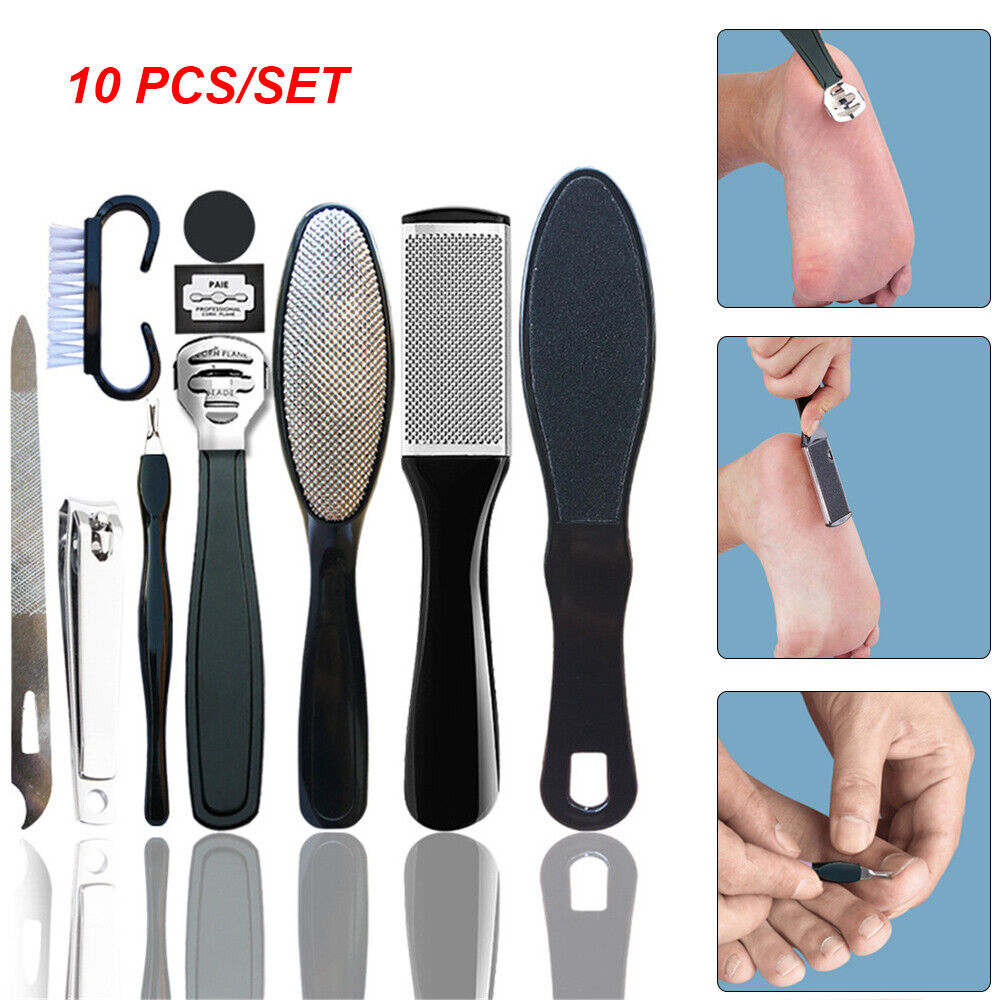 Clean Toenail Care Remover Foot Care Kit Dead Skin Pedicure Tools Foot Rasp